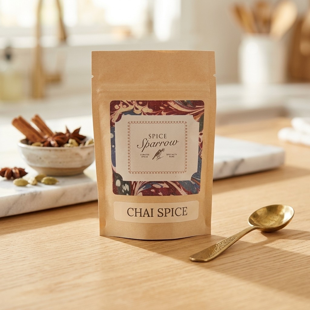 Spice Sparrow Chai Spice in a 50g Retail Pouch