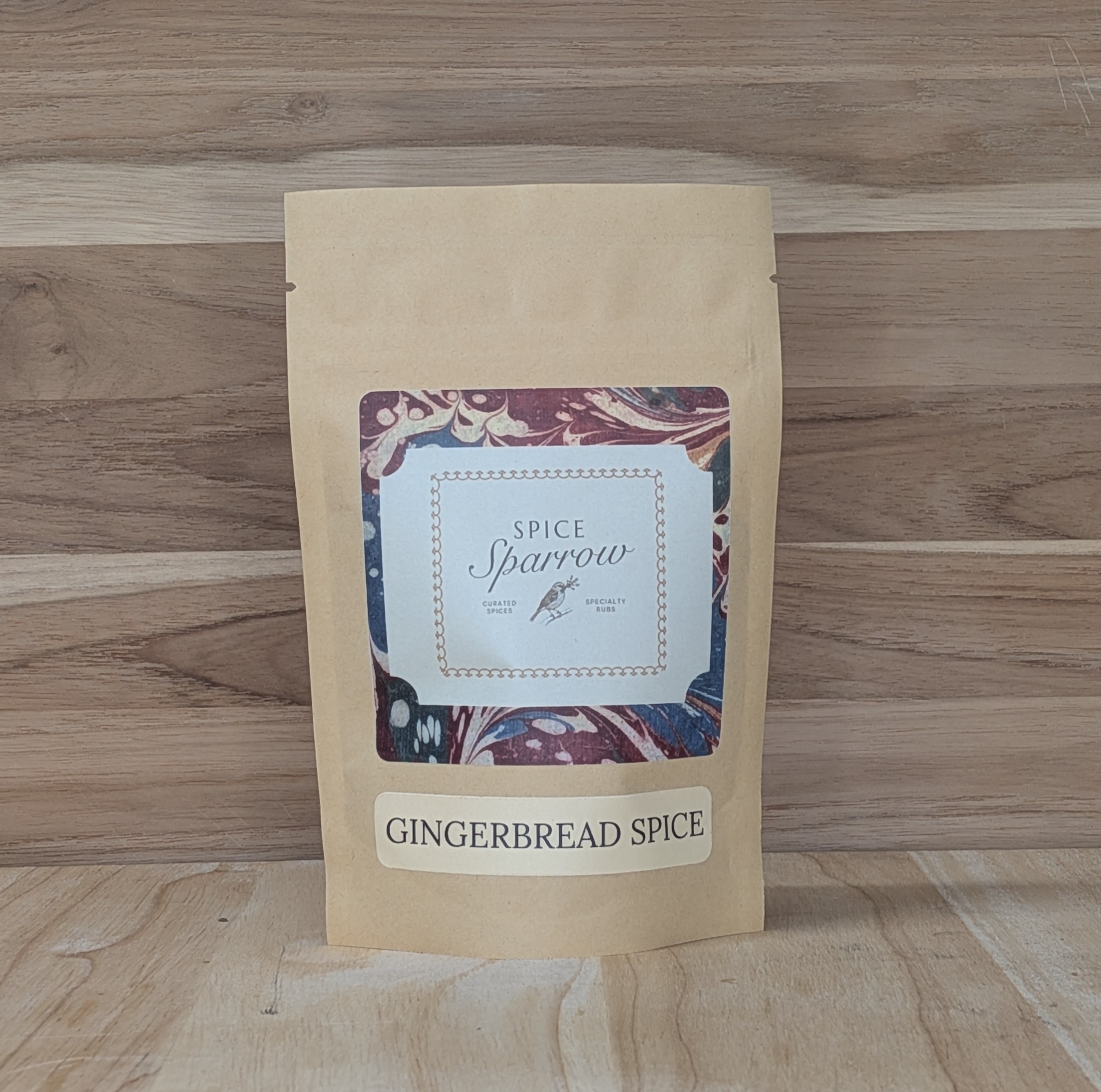 Spice Sparrow Gingerbread Spice in a 50g Retail Pouch